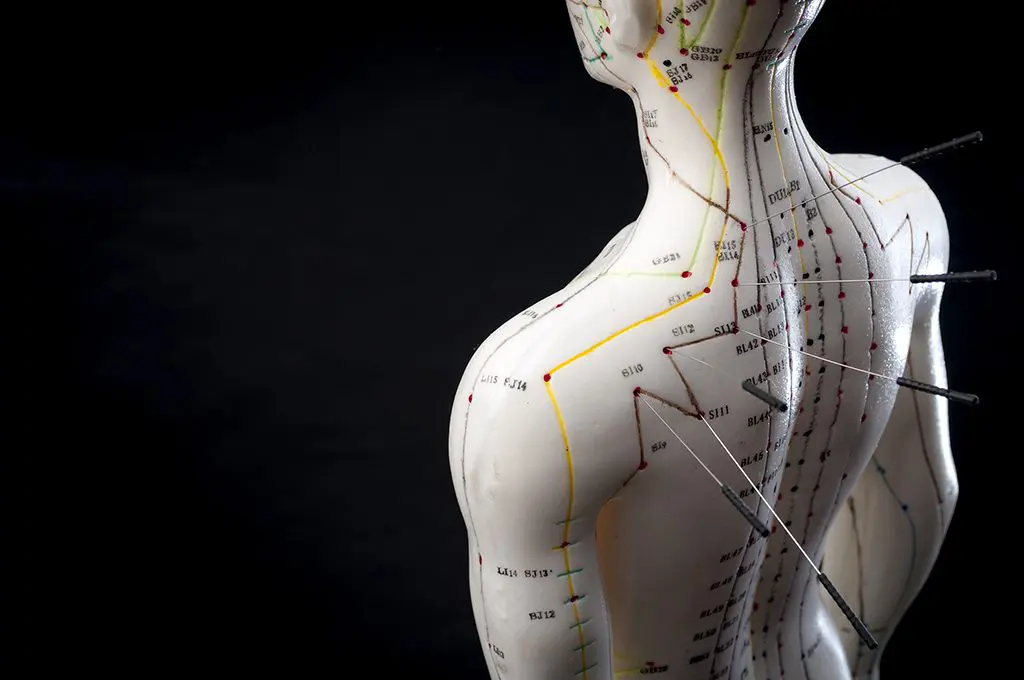 Alternative medicine and east asian healing methods concept