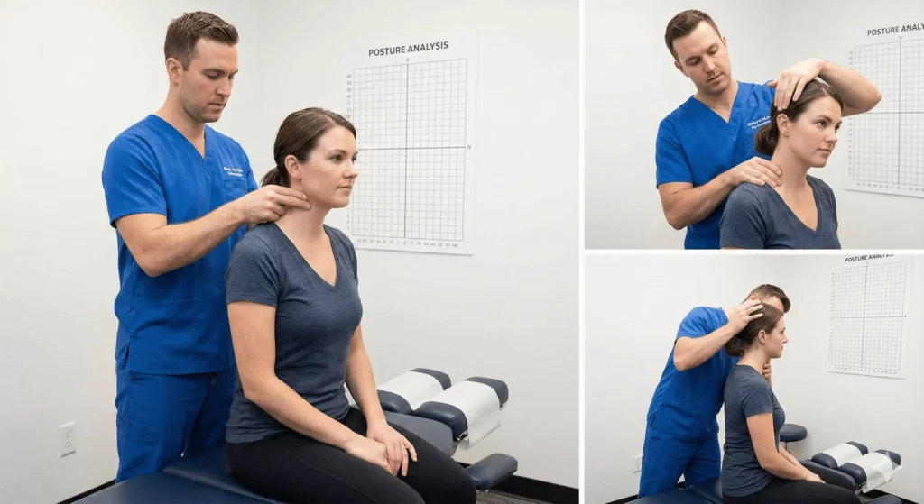 Manual therapy and spinal adjustment targeting suboccipitals, upper trapezius, and C1–C3 vertebrae to relieve headaches