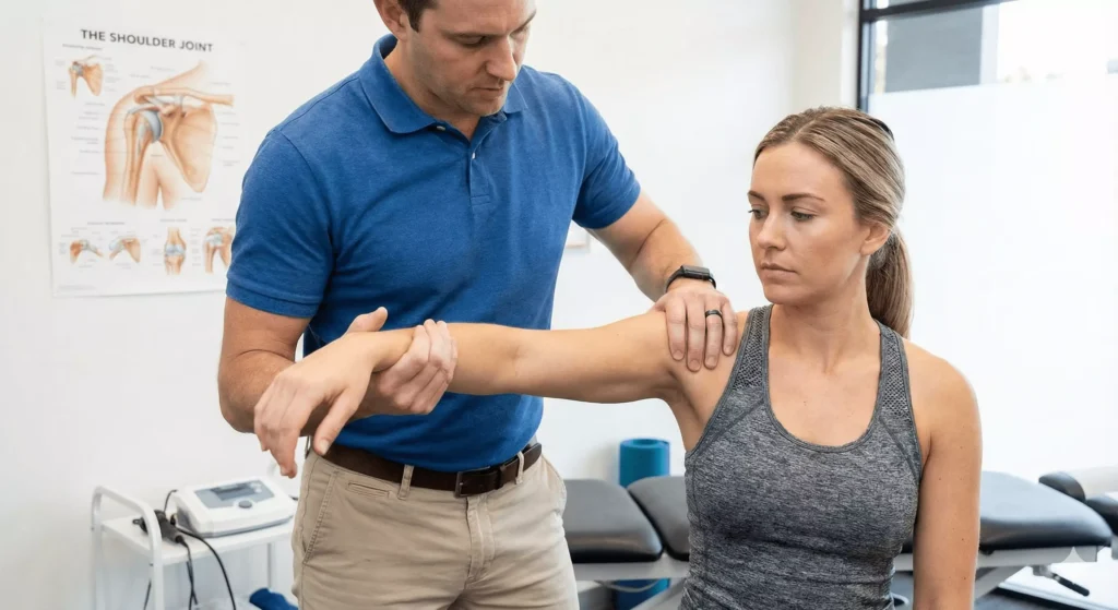 Chiropractic shoulder mobilisation to restore joint mechanics and treat musculoskeletal dysfunction